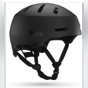 NEW Bern Macon 2.0 Adult  Bike or  Skate Helmet Matte Black